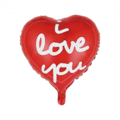 Helium Ballon Hart I Love You 45cm leeg