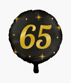 Helium Ballon 65 Jaar Leeg 30cm