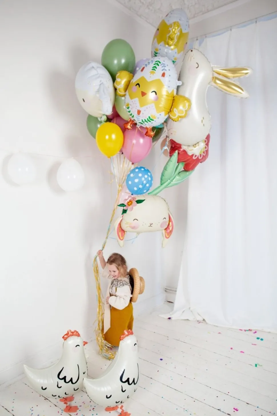 Helium Ballon Kip Leeg 57cm