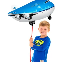 Helium Ballon Klm Vliegtuig 95cm leeg