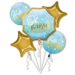 Helium Ballonnen Baby Jongen Set Leeg 5 delig