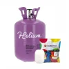 Helium Tank met 100 Ballonnen en Lint