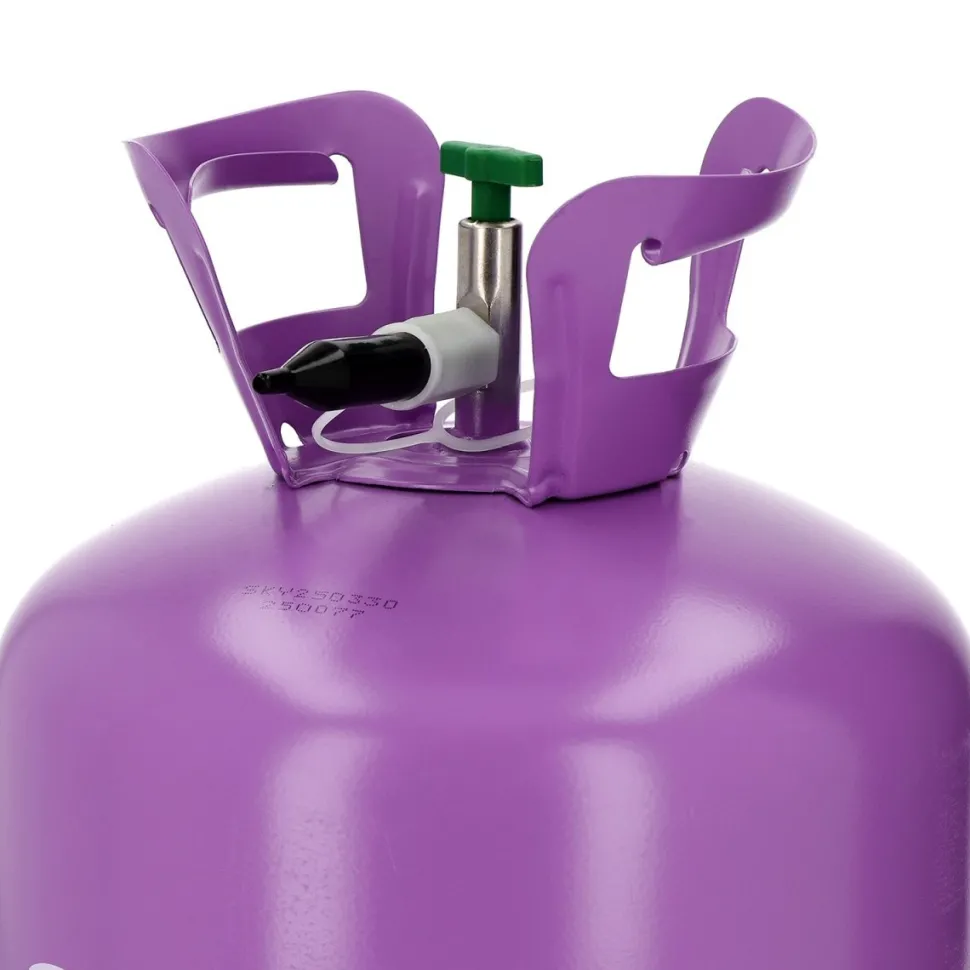 Helium Tank met 100 Ballonnen en Lint