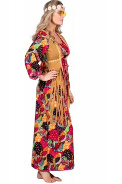 Hippie Jurk Lang Gekleurd