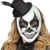 Hoed Masker Zwart Wit Schedel