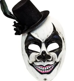 Hoed Masker Zwart Wit Schedel