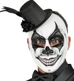 Hoed Masker Zwart Wit Schedel