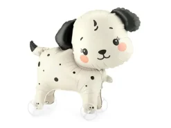 Hond Folie Ballon Wit Zwart Leeg 70cm