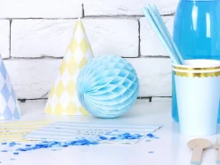 Honeycomb Bal Lichtblauw 10cm