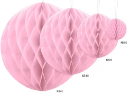 Honeycomb Bal Lichtroze 40cm