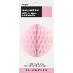 Honeycomb Bol Lichtroze 20cm