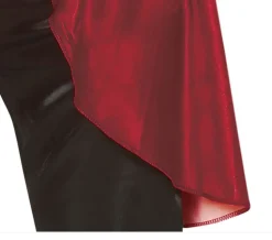 Horror Clown Halloween Kostuum Dames Rood Goud