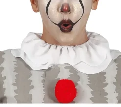 Horror Clown Halloween Kostuum Dames Grijs