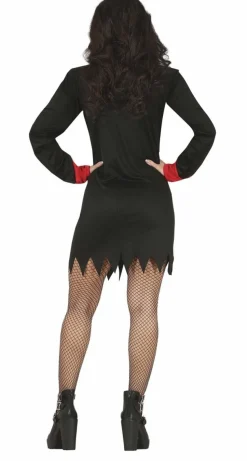 Ijshockey Halloween Kostuum Dames Rood Zwart