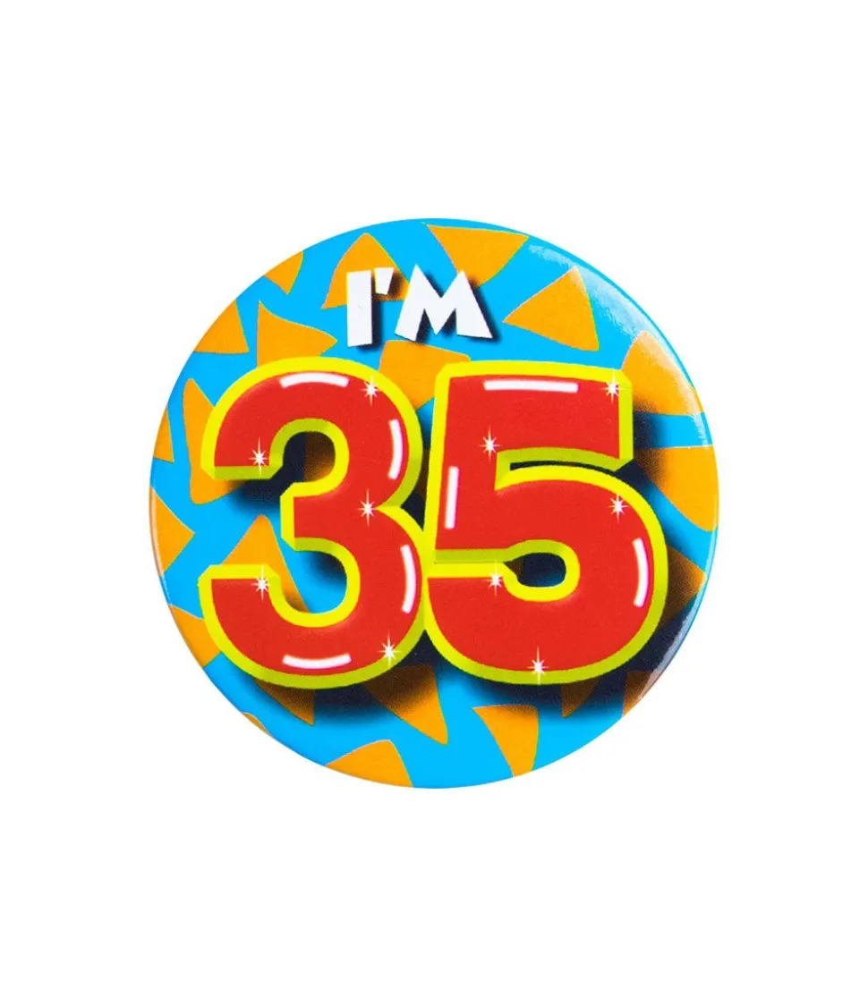 I'm 35 Button 35 Jaar 5,5cm