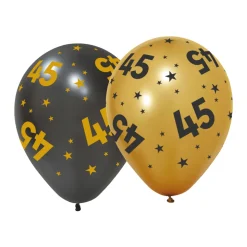 45 Jaar Ballonnen 31cm 6st