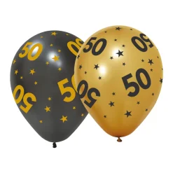 50 Jaar Ballonnen 31cm 6st
