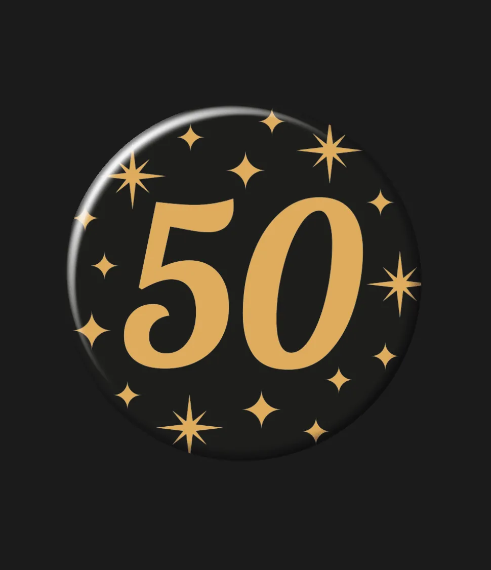50 Jaar Button