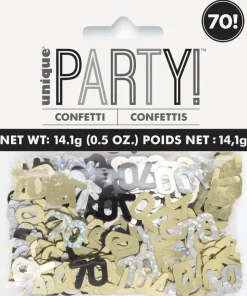70 Jaar Confetti Zak 14gr