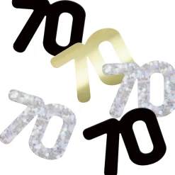 70 Jaar Confetti Zak 14gr