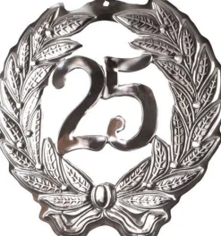 25 Jaar Deurbord Zilver Jubileum