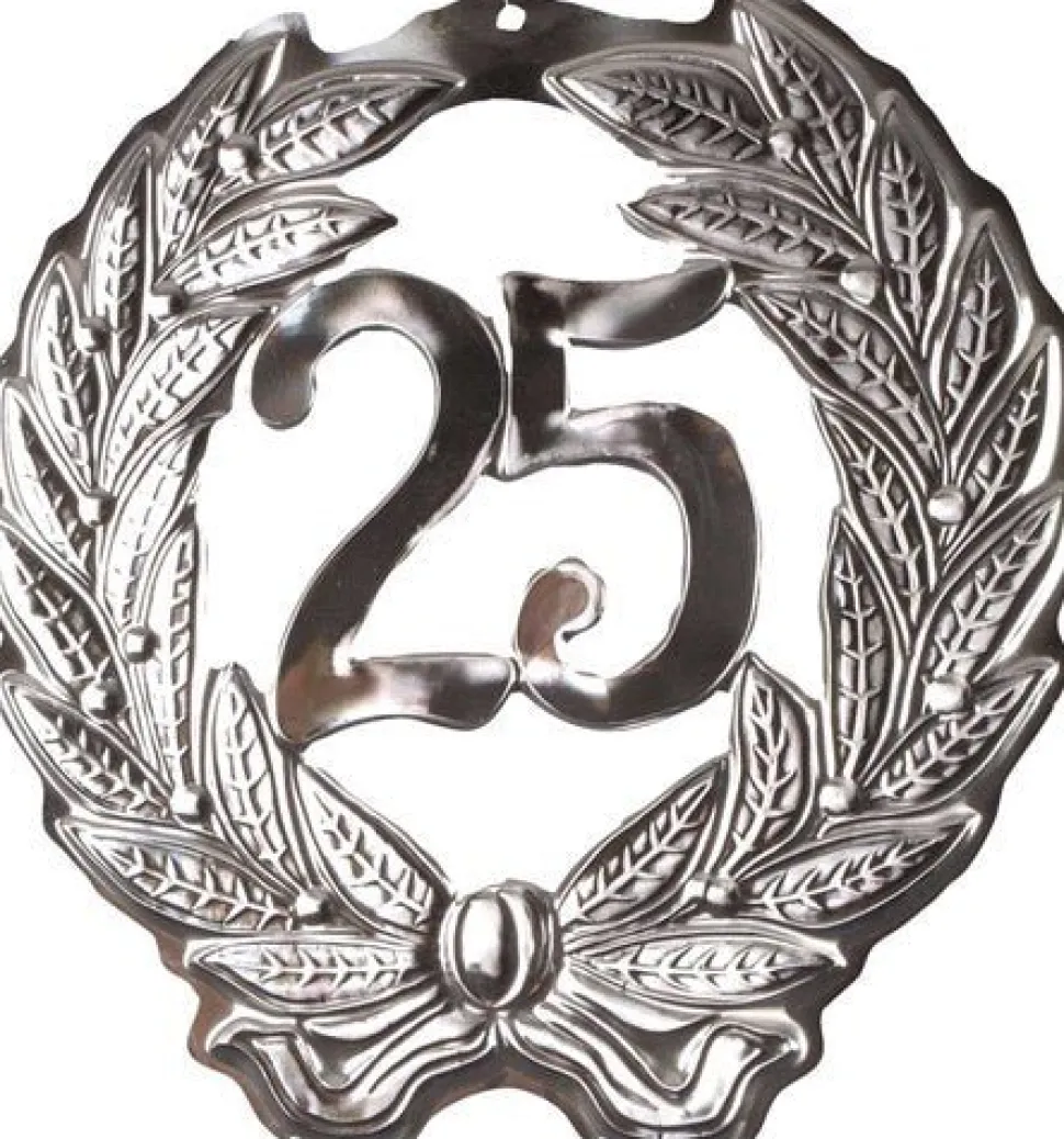 25 Jaar Deurbord Zilver Jubileum
