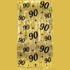 90 Jaar Deurgordijn Goud Zwart