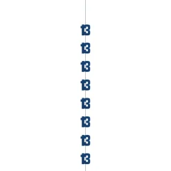 13 Jaar Hangdecoratie Blauw 1,52m