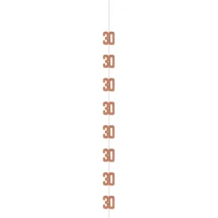 30 Jaar Hangdecoratie Rose Goud 1,52m