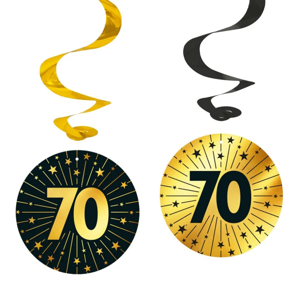 70 Jaar Hangdecoratie 4st