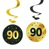 90 Jaar Hangdecoratie 4st