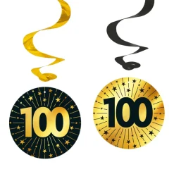 100 Jaar Hangdecoratie 4st