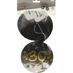 30 Jaar Hangdecoratie 3st