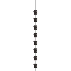 18 Jaar Hangdecoratie Zilver 1,52m