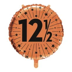 12,5 Jaar Helium Ballon Koper Leeg 45cm