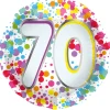 70 Jaar Helium Ballon Leeg 45cm