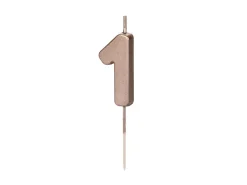 1 Jaar Kaars Rose Goud 9cm