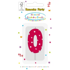 0 Jaar Kaars Roze