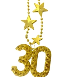 30 Jaar Ketting Goud Sterren