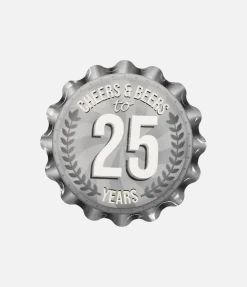 25 Jaar Onderzetters 11cm