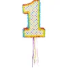 1 Jaar Pinata Gekleurd 49cm