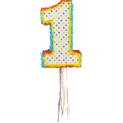 1 Jaar Pinata Gekleurd 49cm