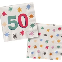 50 Jaar Servetten 33cm 20st