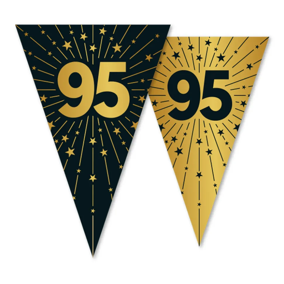 95 Jaar Slinger Goud Zwart 10m