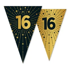16 Jaar Slinger Goud Zwart 10m