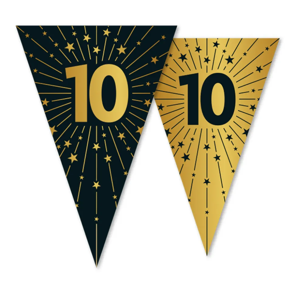 10 Jaar Slinger Goud Zwart 10m