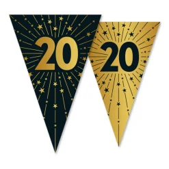 20 Jaar Slinger Goud Zwart 10m