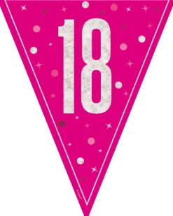 18 Jaar Slinger Roze 2,5m
