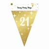 21 Jaar Slinger Wit Goud 1m
