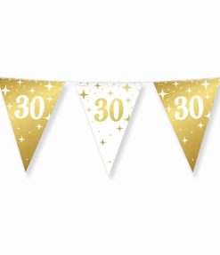 30 Jaar Slinger Wit Goud 1m